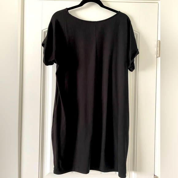 42 Pops XL Black Tunic top or mini dress - Picture 2 of 3
